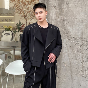 Round Collar Y2K Jacket