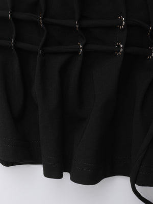 Round Neck Black T Shirts Women