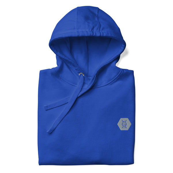 Royal Blue Cool Embroidered Hoodie