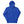 Royal Blue Modern Embroidered Hoodie