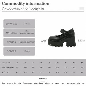 Rubber Sole Shoes Y2K