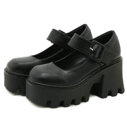 Zapatos con suela de goma estilo Y2K