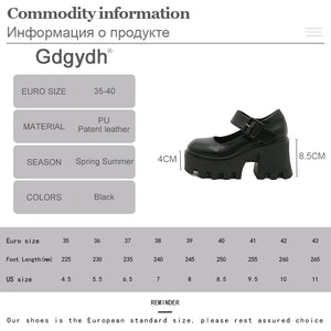 Rubber Sole Shoes Y2K