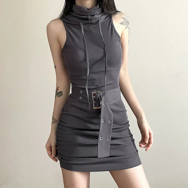 Ruched Cut Out Dress