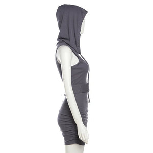 Ruched Cut Out Dress