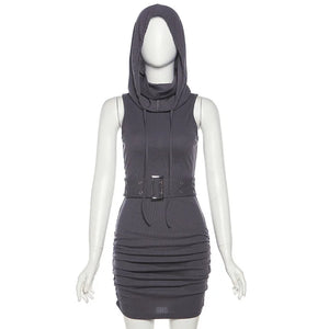 Ruched Cut Out Dress