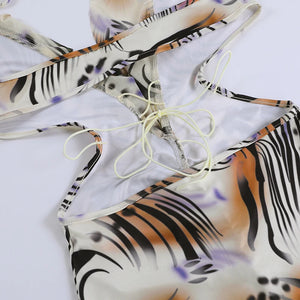 Ruffle Sexy Cut Out Dress