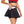 Running Yoga Black Skort - product view on white background