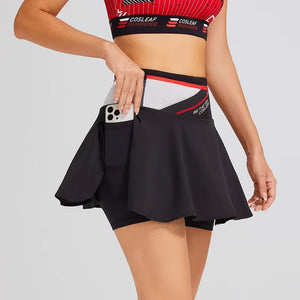 Running Yoga Black Skort