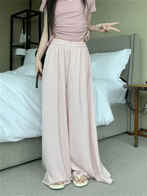 Satin Skirt Pants