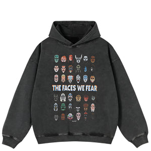 Scary Faces Y2k Hoodie