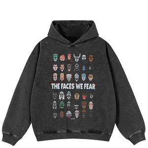 Scary Faces Y2k Hoodie