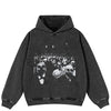 Scary Zombie Graphic Y2K Hoodie