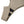 Khaki bodysuit crotch panel opened to show the two black snap-button tabs of the bodysuit closure
