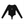 Black long sleeve bodysuit laid flat from the front, wide scoop neckline, small white logo and high-cut legs