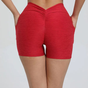 Scrunch Booty Shorts with Pocket