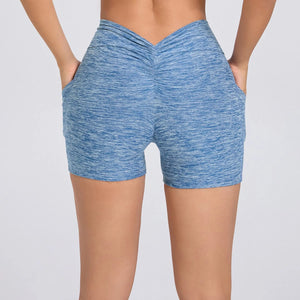 Scrunch Booty Shorts with Pocket