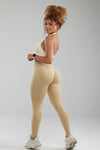 Scrunch Butt Leggings Beige