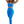 Scrunch Butt Leggings Blue - product view on white background
