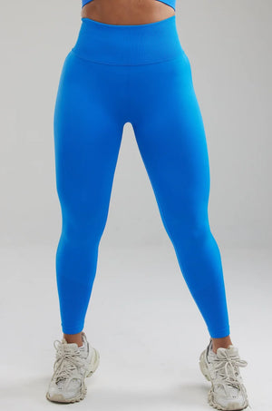 Scrunch Butt Leggings Blue