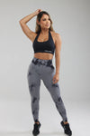 Scrunch Butt Leggings Tie-Dye Grey