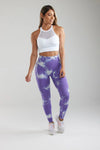 Scrunch Butt Leggings Tie-Dye Purple
