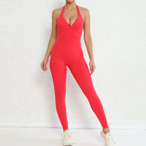 Sexy Backless Fitness Unitard