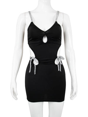 Sexy Black Cut Out Dress