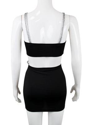 Sexy Black Cut Out Dress
