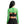 Back view of the green sheer mesh crop top, transparent mesh across the shoulders over a black bra top