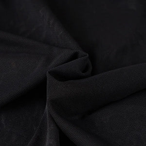 Sheer Mesh Long Sleeve Bodysuit — women's black butterfly mesh see-through long-sleeve bodysuit