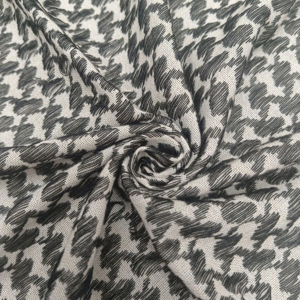Shemagh Scarf Black and White
