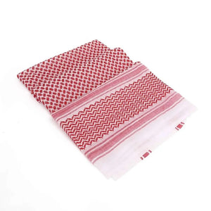 Shemagh Scarf Red and White