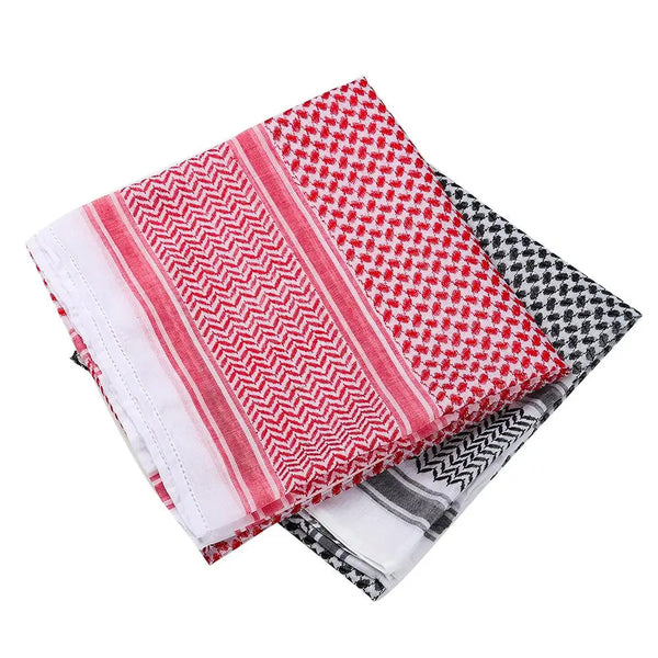 Shemagh Scarf Red and White