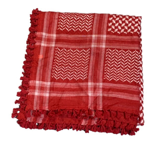 Shemagh Scarf Red