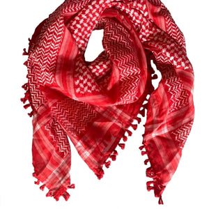 Shemagh Scarf Red