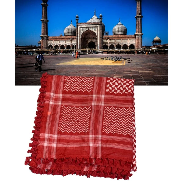 Shemagh Scarf Red