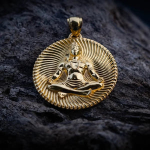 Shiva Pendant Gold