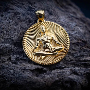 Shiva Pendant Gold