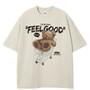 Shopping Cart Print Y2K Tee