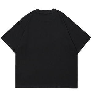 Shopping Cart Print Y2K Tee