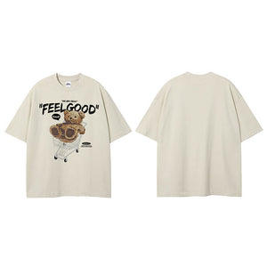 Shopping Cart Print Y2K Tee
