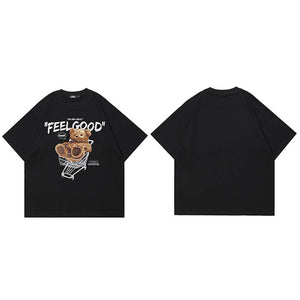 Shopping Cart Print Y2K Tee