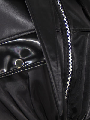 Short PU Leather Women Jacket Spring