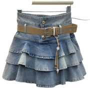 Short Skirt Y2K Multi-layered