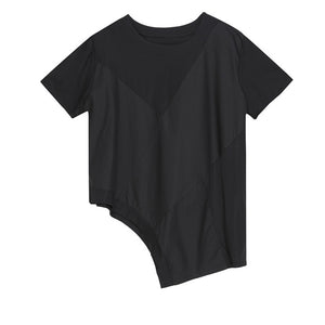 Short Sleeve Black T Shirt Women