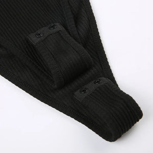 Short Sleeve Cut Out Bodysuit