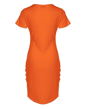 Short Sleeve Cut Out Dress