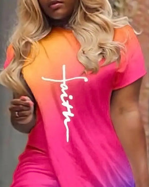 Short Sleeve Cut Out Dress