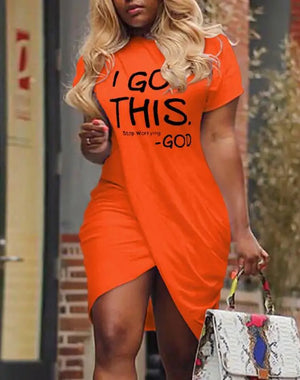 Short Sleeve Cut Out Dress